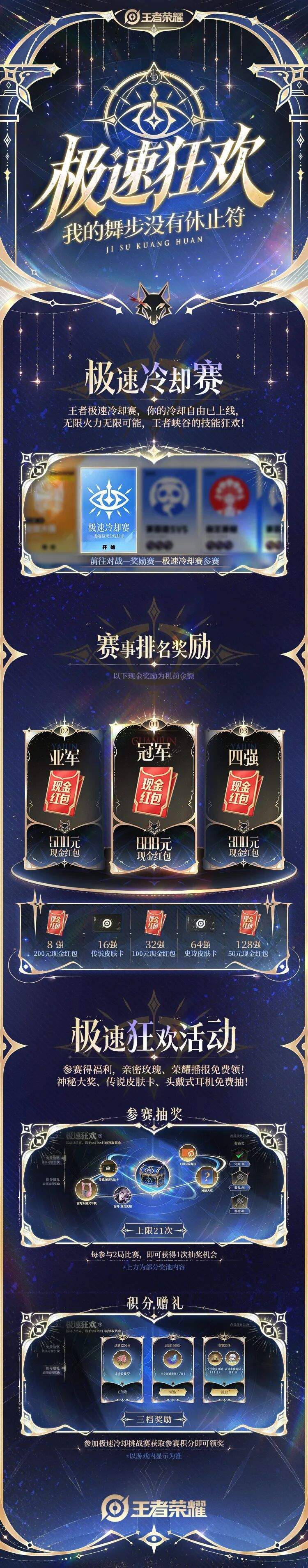 《王者荣耀》技能CD减少80%？还有现金红包/传说皮肤卡