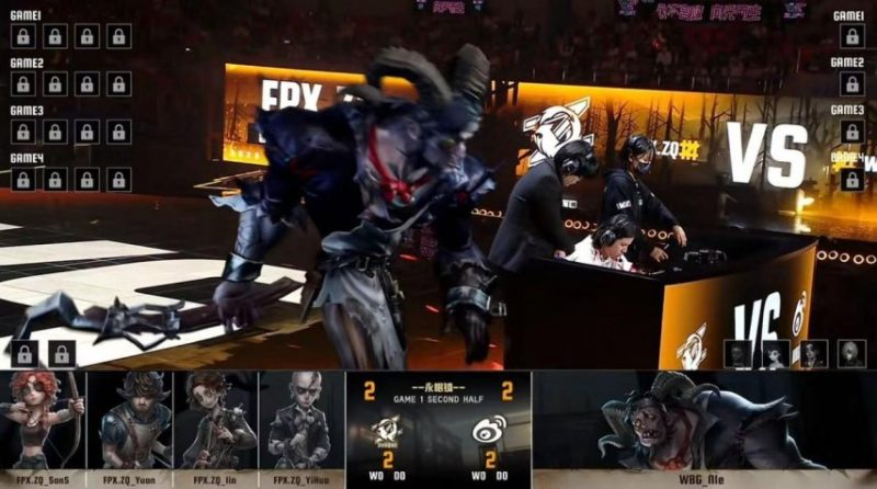 第五人格IVL：FPX.ZQ_DongX顶住压力稳定追击，三抓终结比赛！