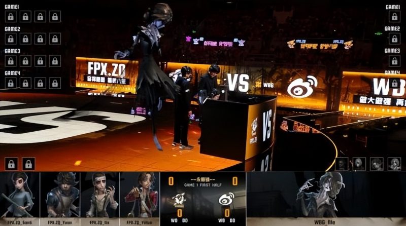第五人格IVL：FPX.ZQ_DongX灵性操作天神下凡，鹿头四抓奠定优势