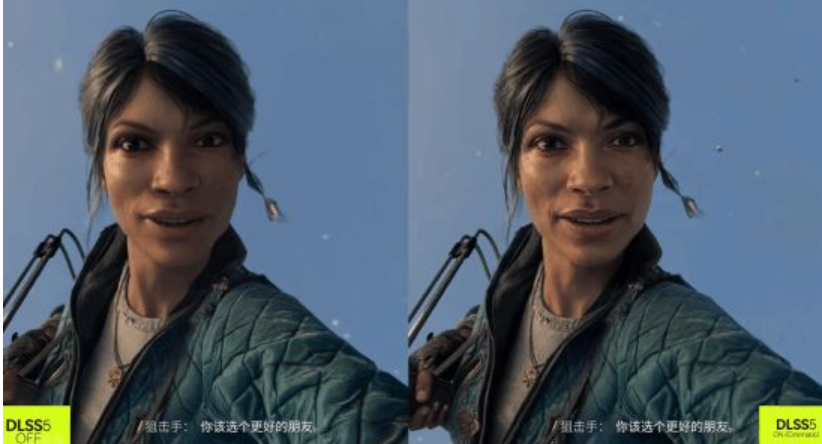 DLSS5渲染游戏美女破次元壁！细腰丰臀像看片？大雷更逼真！