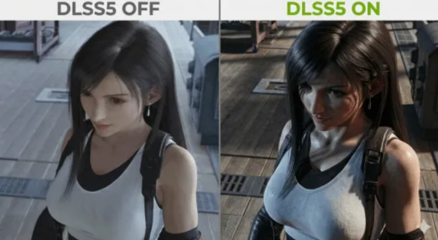 DLSS5渲染游戏美女破次元壁！细腰丰臀像看片？大雷更逼真！