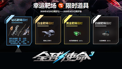 幸运靶场《全球使命3》携好礼开启射击四重奏
