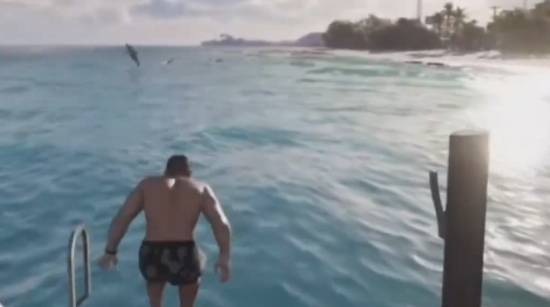 GTA6跳水动作被吐槽像AI，网友吵翻了
