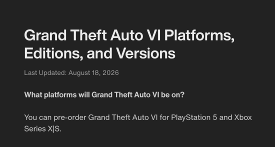 R星官网神秘更新，GTA6要来了？