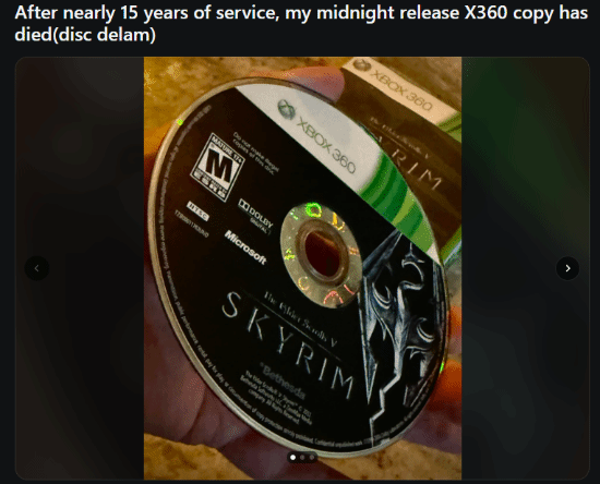 15年Xbox盘报废，玩家泪目致敬