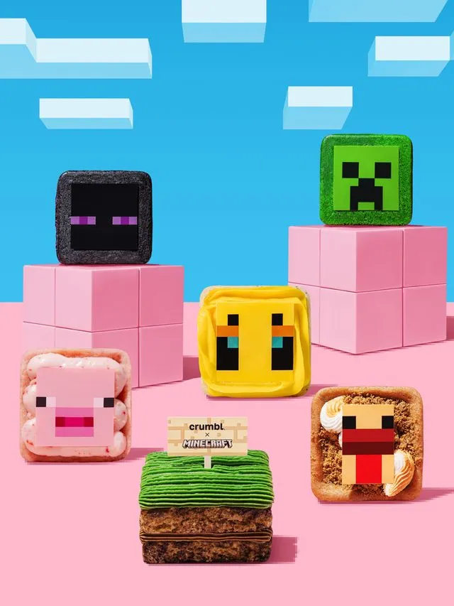 方块甜点来袭！Crumbl推出Minecraft限定饼干