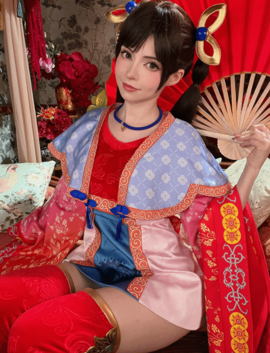 艾什莉体模再扮大乔，PeachMilky与《真三国无双》的渊源不止Cosplay