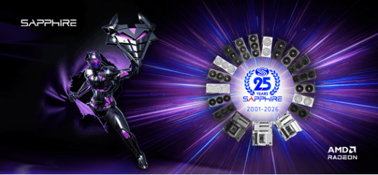 蓝宝石科技宣布成立25周年，从显卡代工扩展至边缘AI与嵌入式平台