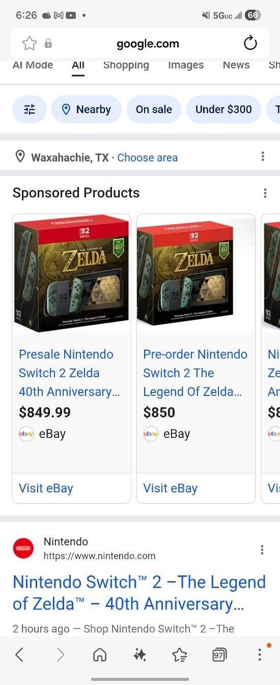 《塞尔达传说》40周年纪念版Switch 2未发售即被黄牛炒至850美元