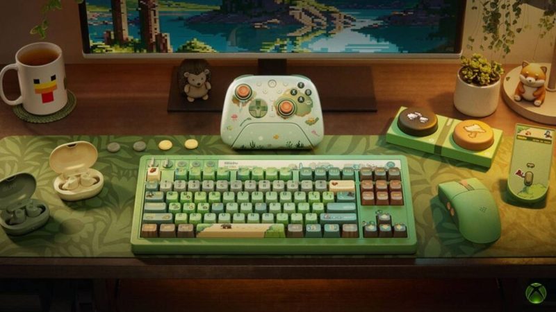 森林系Xbox配件，治愈你的游戏时光