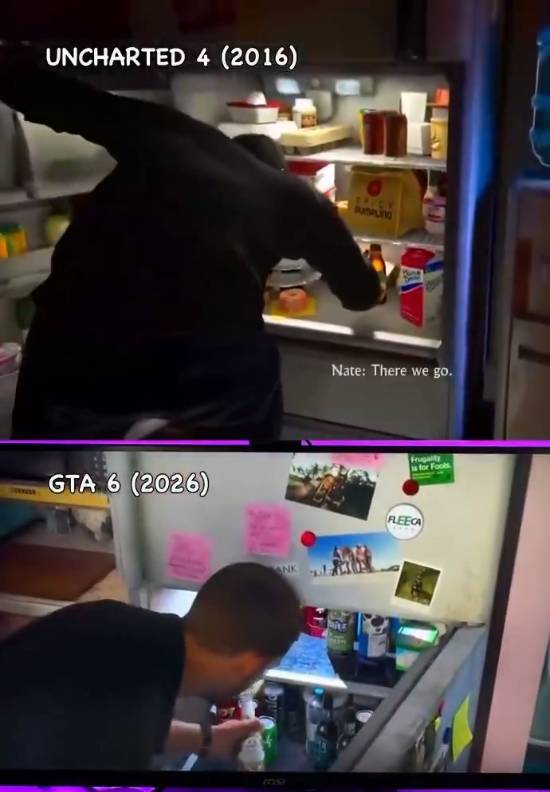GTA6细节翻车？玩家吐槽不如十年前的《神海4》