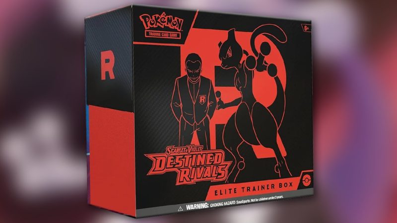 宝可梦卡牌 Destined Rivals 精英训练家礼盒在亚马逊补货，价格低于市场价