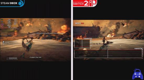 《剑星》Switch 2与Steam Deck掌机画面对比：Switch 2占优