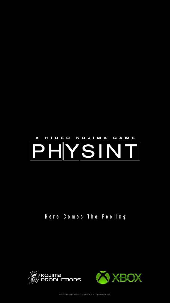 索尼宣布终止与小岛秀夫合作《Physint》，小岛转投Xbox