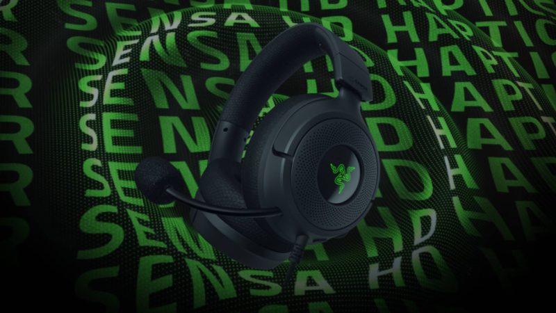 雷蛇发布Kraken V4 X Sensa HD触觉有线耳机
