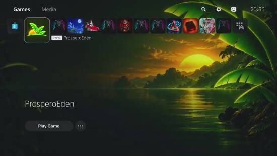 PS5越狱后运行Switch模拟器ProsperoEden 2D游戏可达50-60FPS