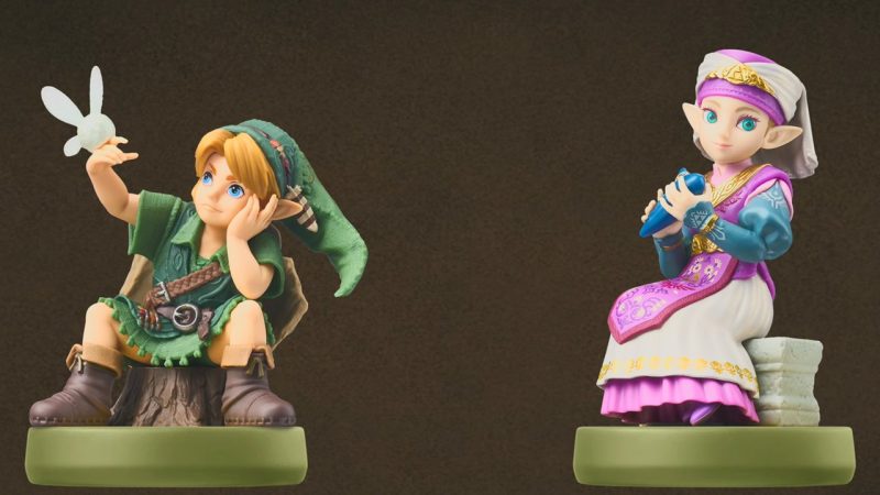 《塞尔达传说：时之笛》重制版Amiibo公布，包含幼年林克与幼年塞尔达