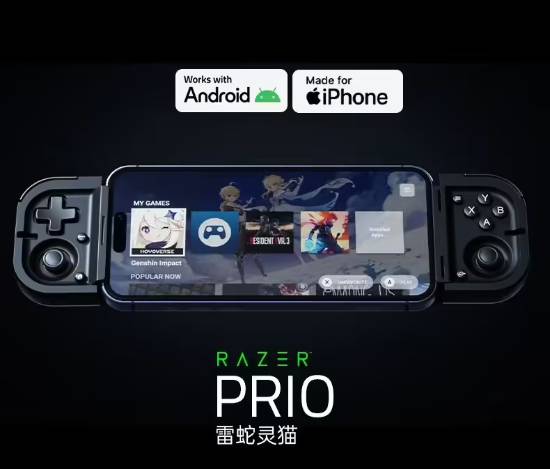 雷蛇灵猫手柄：折叠小方块，游戏大享受