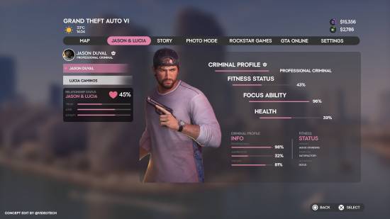GTA6暂停菜单长啥样？博主手绘揭秘