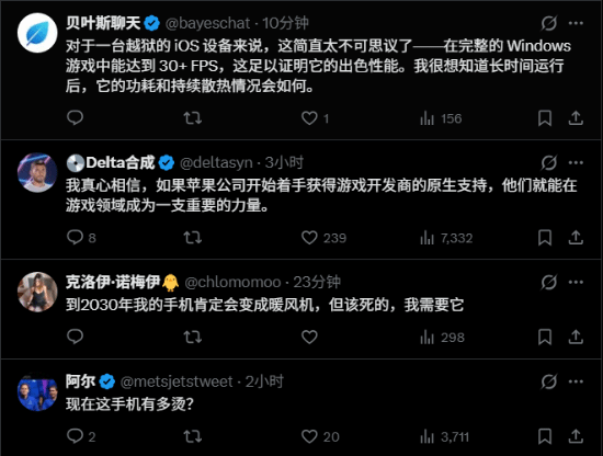 iPhone 18 Pro实机演示运行《荒野大镖客：救赎2》 帧率稳定30帧以上