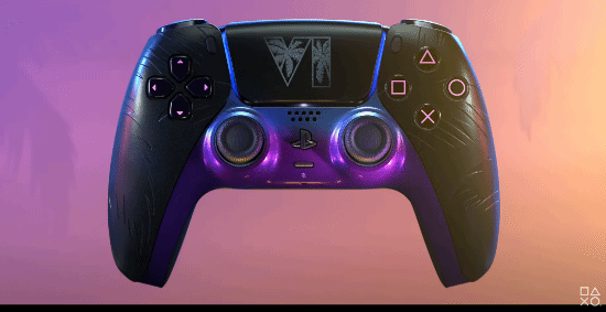 GTA6主题PS5手柄来了，双色惊艳亮相