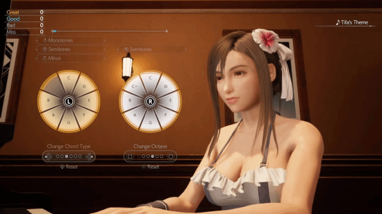 更深入了解蒂法 《FF7启示》钢琴游戏将有新玩法