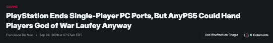 外媒报道AnyPS5工具：目标让PS5游戏在PC原生运行，仍处早期开发阶段