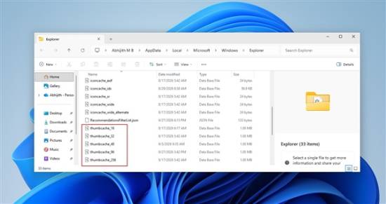 删掉的照片还在Windows里留缩略图？微软早有解释，清理方法也现成