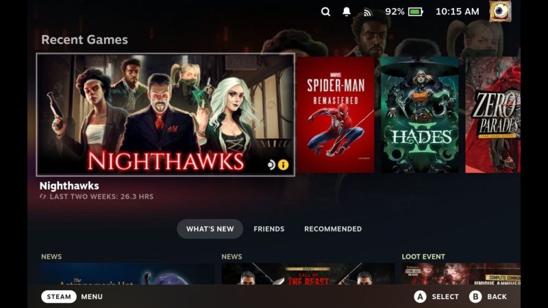 《Nighthawks》18美元登陆Steam：文字吸血鬼RPG内置大字号模式，尚未获Steam Deck官方验证