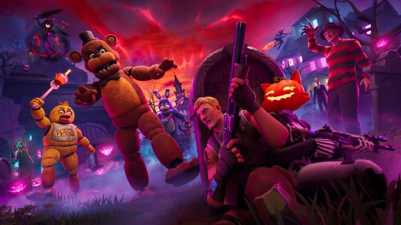 环球万圣节恐怖之夜Fortnitemares鬼屋让从未玩过Fortnite的作者入坑