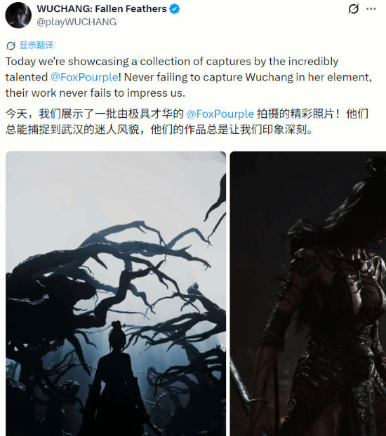 《明末：渊虚之羽》官方分享玩家摄影作品，聚焦无常与Boss细节