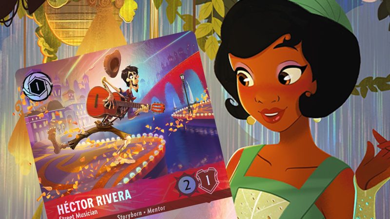 《Disney Lorcana》新扩展包Hyperia City独家公开Héctor Rivera与Tiana新卡