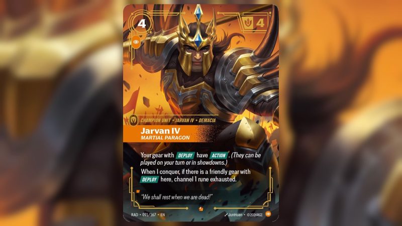 Riftbound：Radiance 10月23日发售，独家预览嘉文四世卡牌